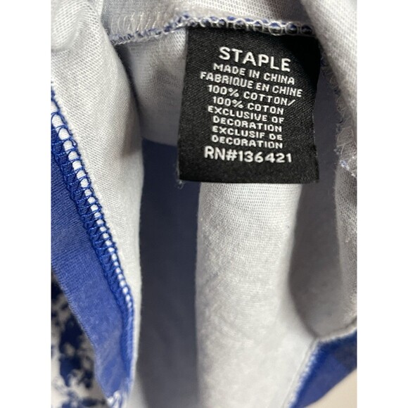 Buffalo Bills NFL Staple Royal Blue All Over Print Football TShirt Men's Medium - Picture 6 of 7